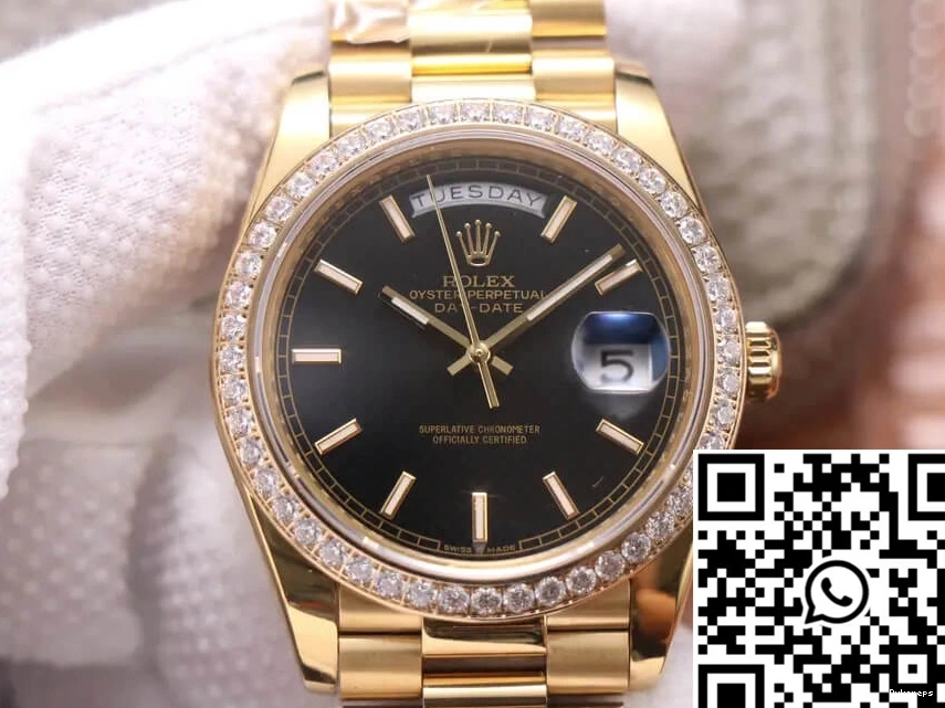 Rolex Factory Day Date EW Yellow Gold Diamond 40MM 0124